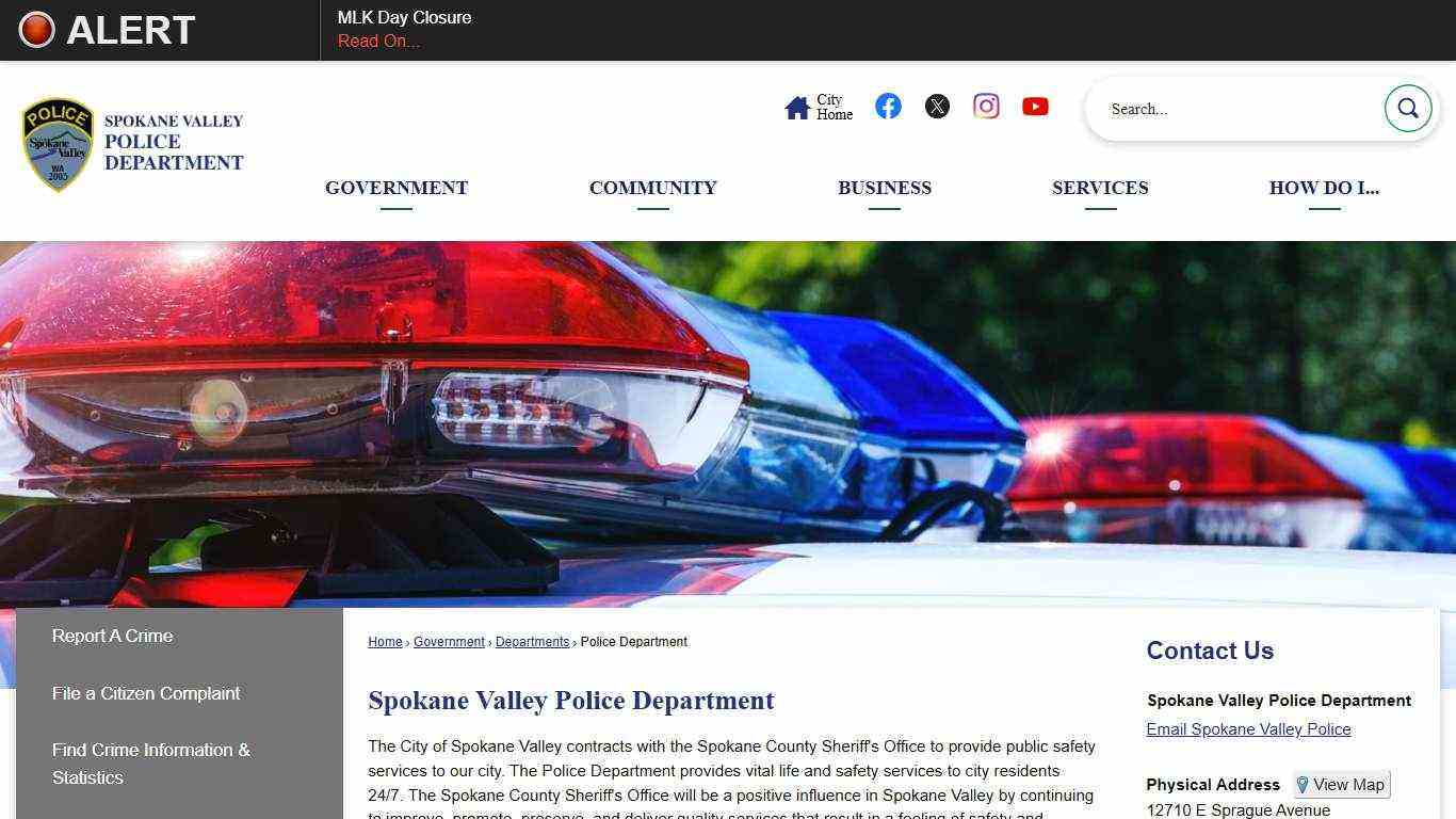 Spokane Valley Police Department | Spokane Valley, WA